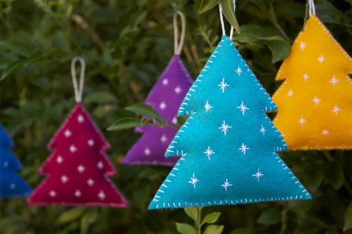 Diy christmas felt tree