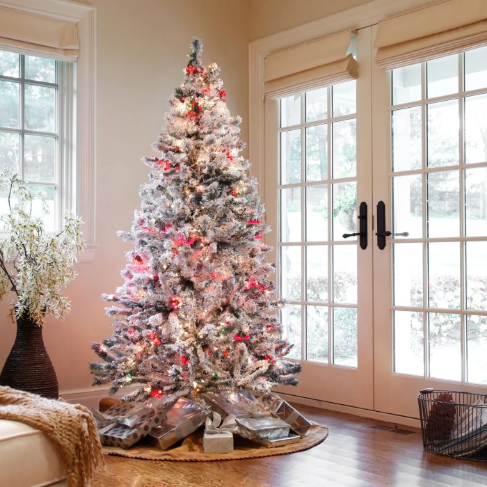 Christmas tree and decor