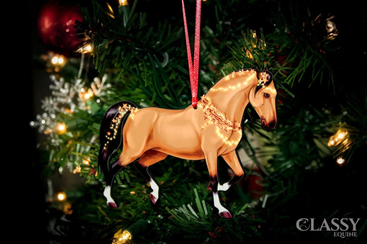 Christmas decor for horses