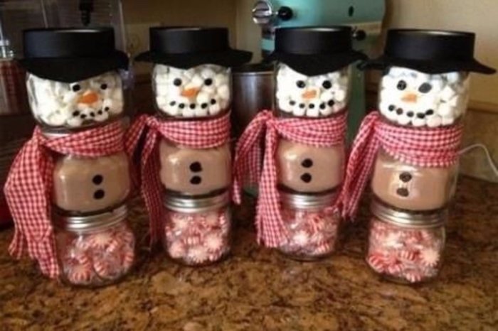 Christmas gift jar ideas mason diy homemade holiday craft great gifts office staff cute employees make crafts easy good small