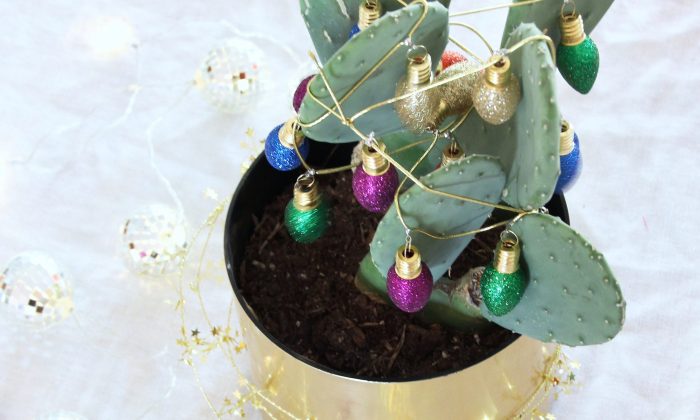 Diy cactus christmas tree