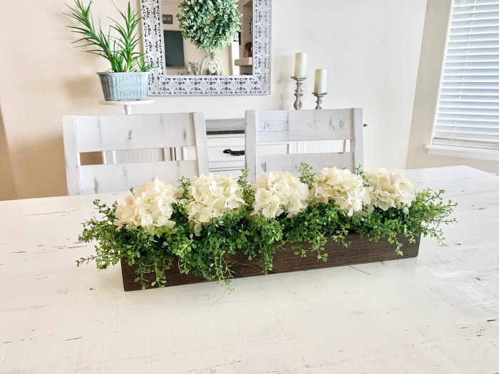 Kitchen table center decor