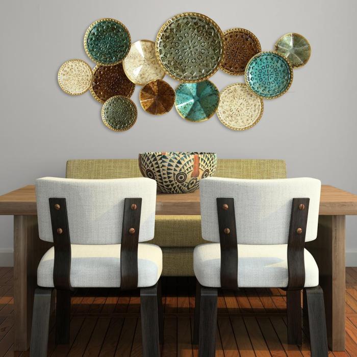 Kitchen plate wall decor