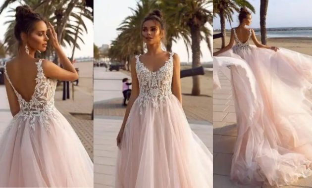 Blush Wedding Dresses & Bridesmaid Dress Styles