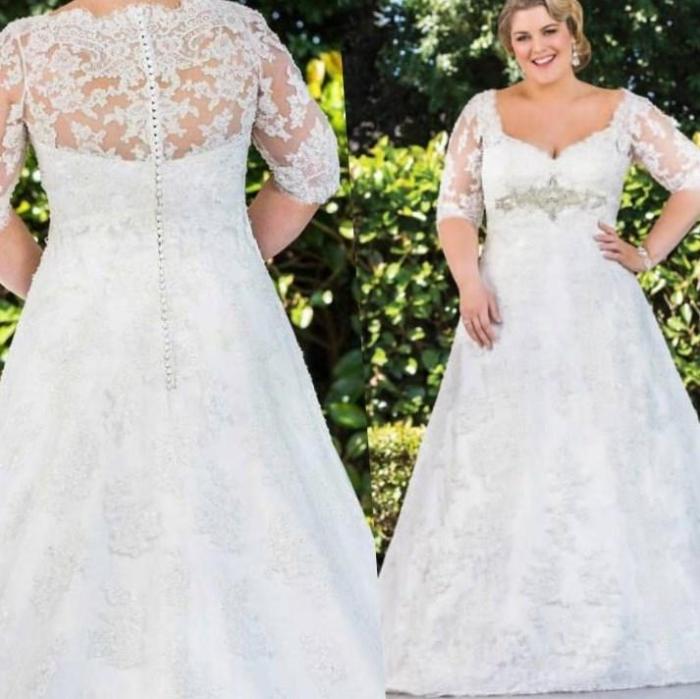 Winter wedding dresses for plus size