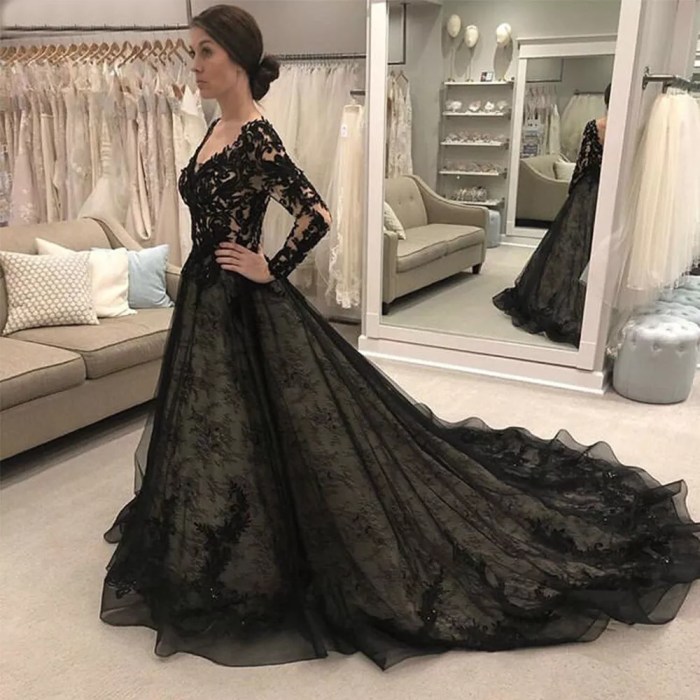 Black formal dress wedding