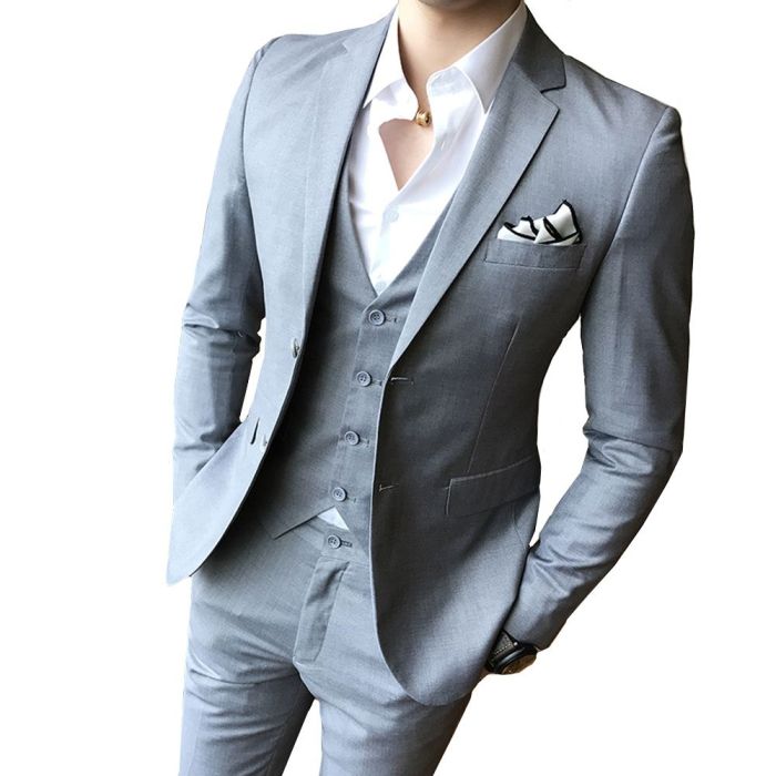 Dress pant suit for wedding