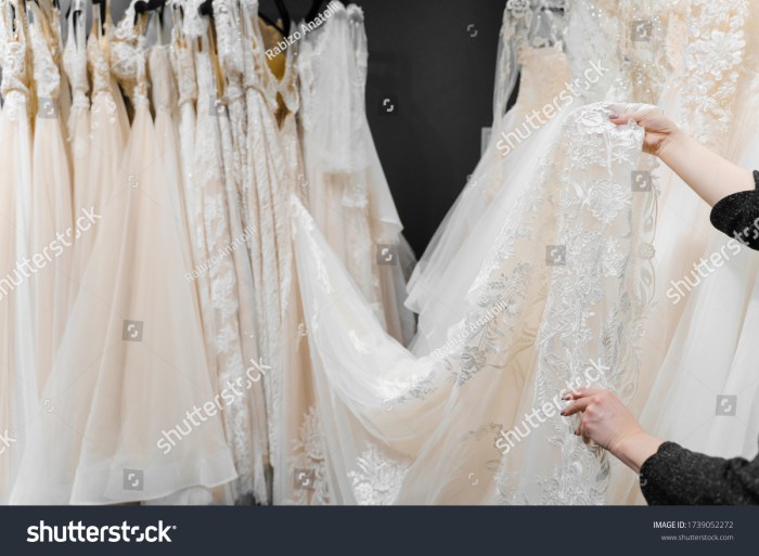 Chiffon and lace wedding dress